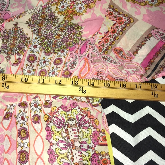 Elan Button Down Sheer Dress/Coverup … - Picture 8 of 10